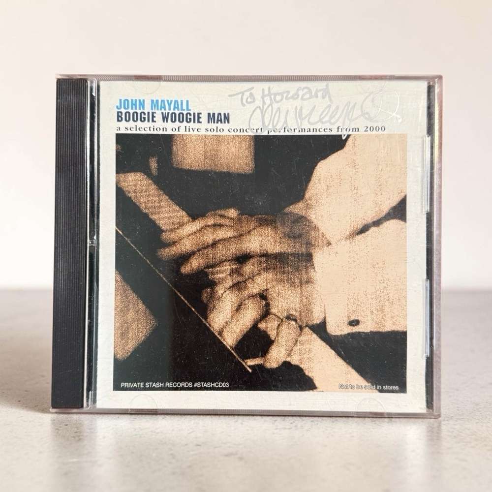 Boogie Woogie Man by John Mayall BLUES MUSIC (CD, 2012) AUTOGRAPHED SIGNED VG